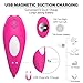 G-Spot Rabbit Vibrator with Bunny Ears for Clitoris Stimulation, Rechargeable Waterproof Dildo Vibrator Clit Stimulator Massager with 10 Vibration Modes Quiet Dual Motor for Women Coupls (Purple)
