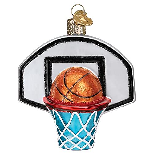 Old World Christmas Ornaments Basketball Hoop Glass Blown Ornaments for Christmas Tree