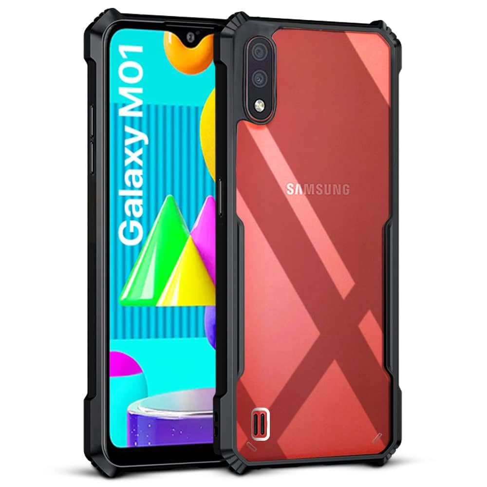Samsung Galaxy M01 Case - Shock Proof Clear Cover -2