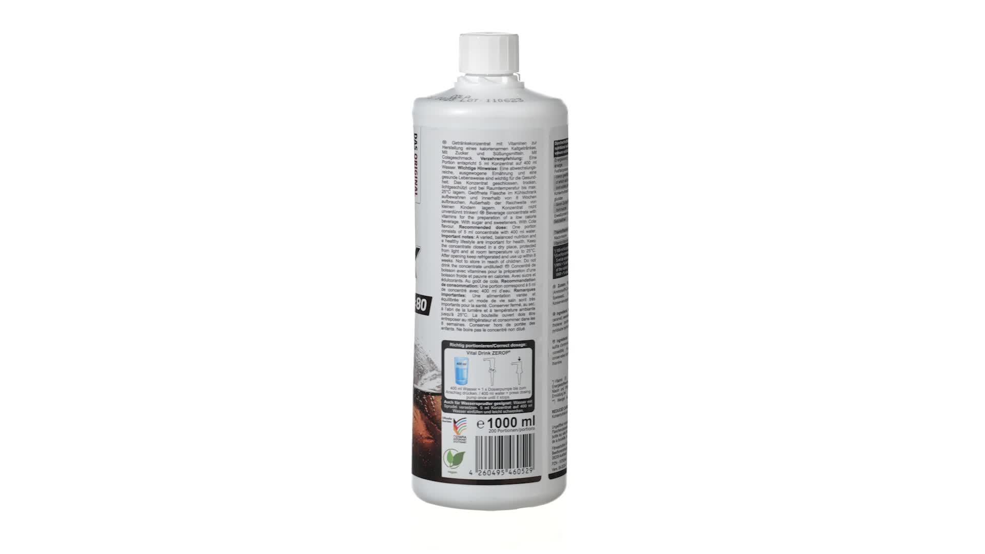Best Body Nutrition Low Carb Vital Drink - Boisson Intra-Entraînement - Neuf - Pour Sportifs