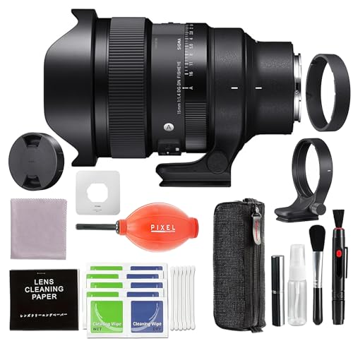 Image of Sigma 15mm f /1.4 DG DN Diagonal Fisheye Art Lens for Sony E-Mount with Pixel Advanced Accessories Bundle | 478965 | Extended 3 Years Warranty | sigma 15mm f1.4 e Mount