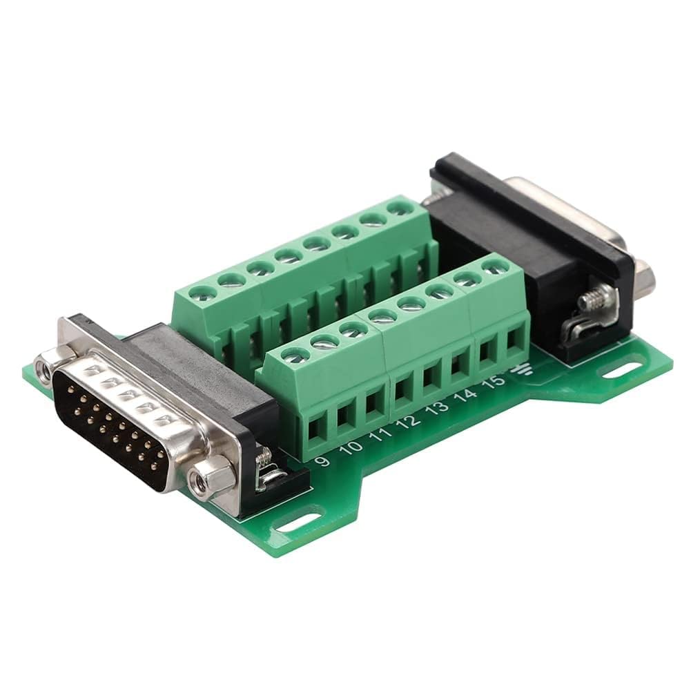 ANMBEST DB15 Solderless Serial To 15-pin Port Terminal