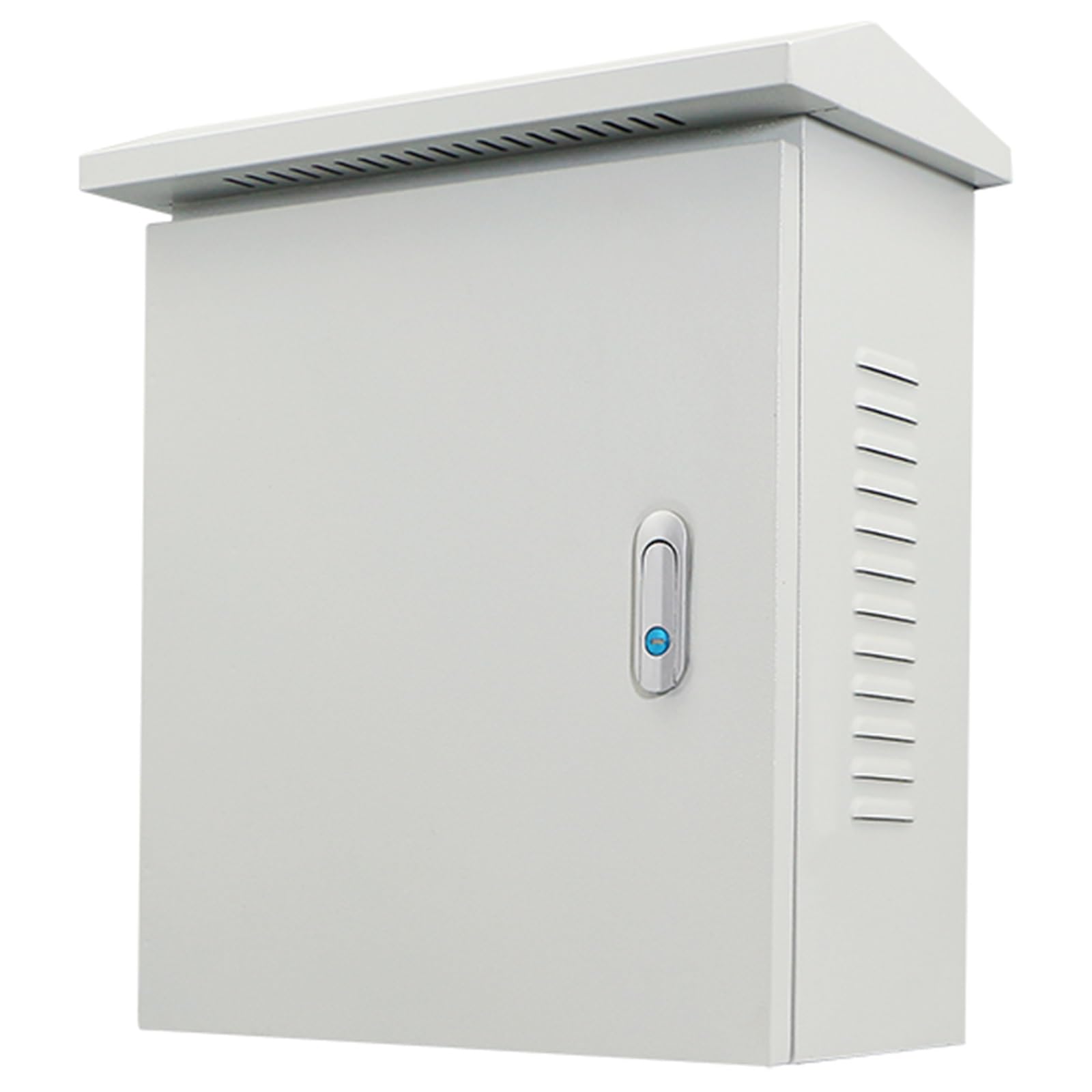 Boîte Électrique Extérieure Étanche, Boîte De Jonction En Acier Laminé à Froid, Moulée D'une Seule Pièce, avec Serrure et Sortie De Câble(60x50x20cm/23.6x19.7x7.9in)