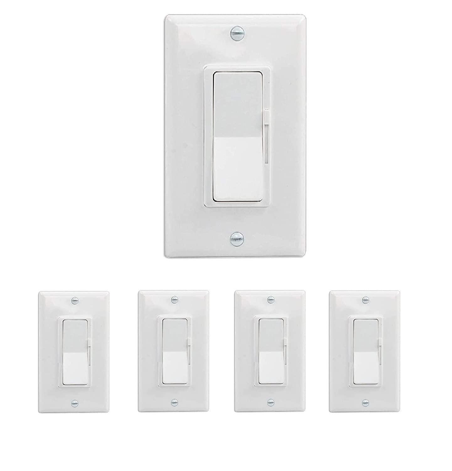 Ha Dim！ Halo 5-inch LED Downlight Trim, Haze with White Trim Ring