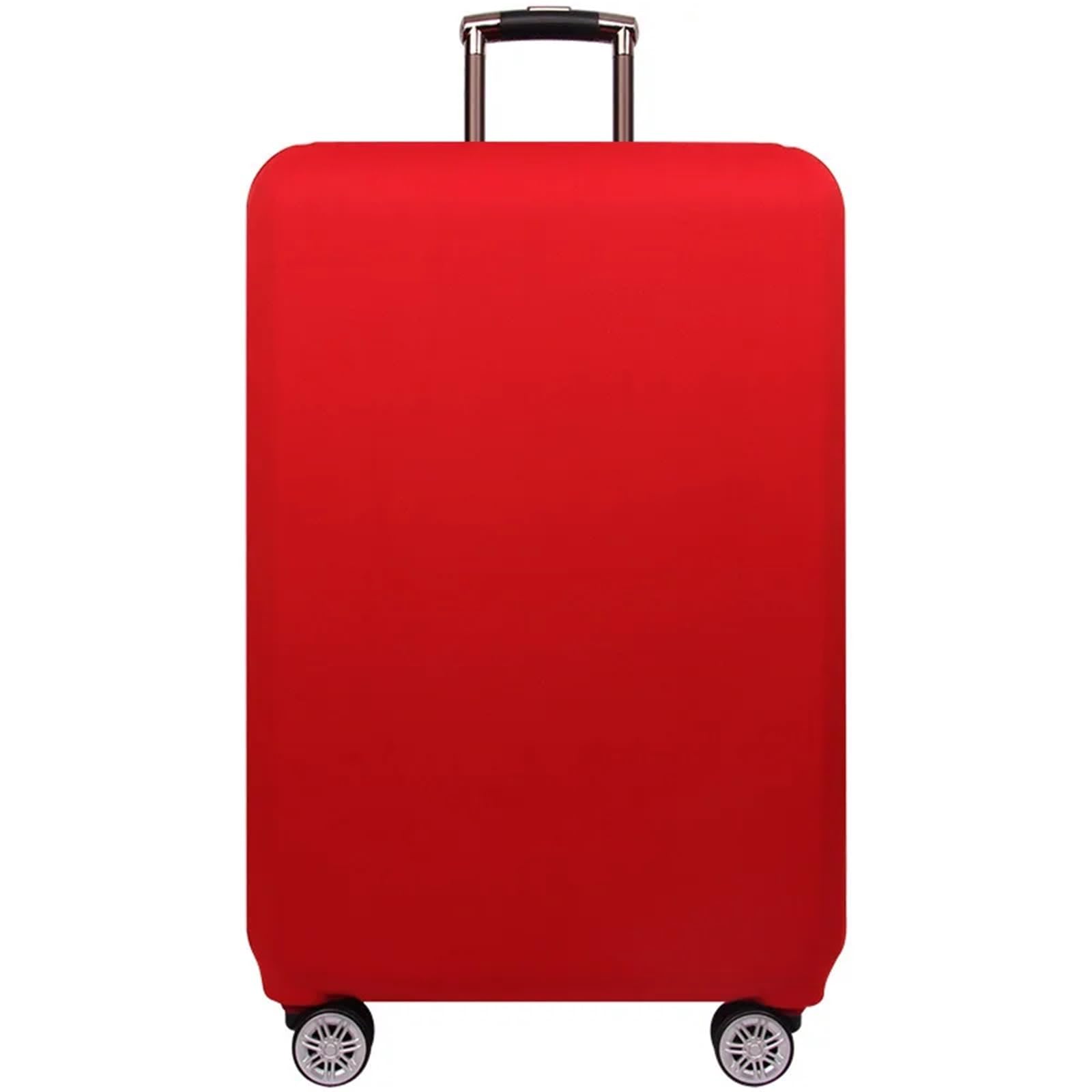 2pcs di Spessore Elastico Solido Bagagli Copertura Protettiva Vestito Con Cerniera for 18-32 pollici Borsa Valigia Coperture Trolley Per Valigie(Red,S 18-21 inch)