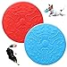 2 Juguete Frisbee para Perros,Frisbee de Goma,Frisbee de Perro,Frisbee de Perro de Goma,Se Utiliza para eJercitar Deportes al Aire Libre para Lerros,Entrenar Perros,Saltar y Atrapar