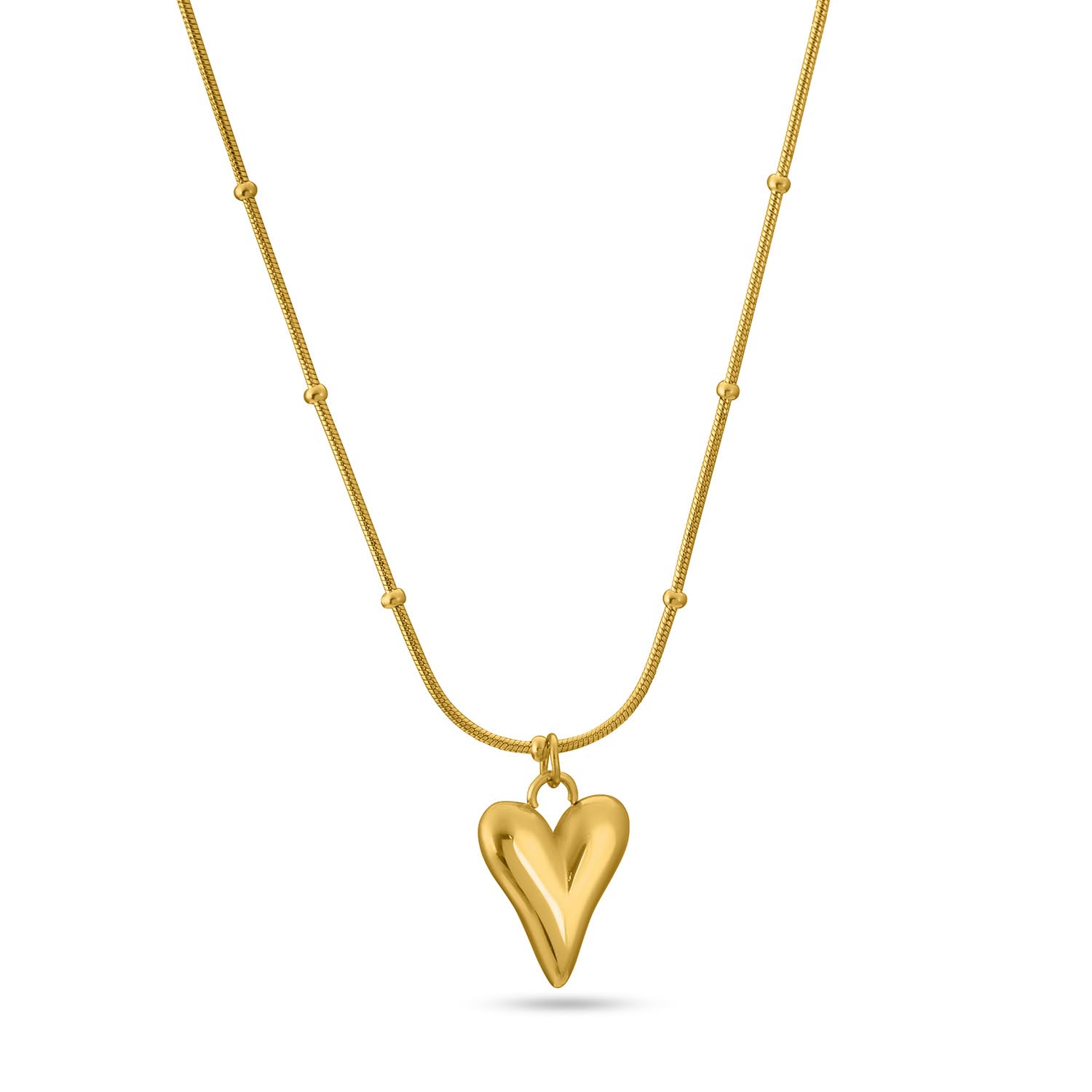 Heart Ball Chain Pendant for Women - Waterproof & Anti Tarnish Jewellery | Gift For Women & Girls