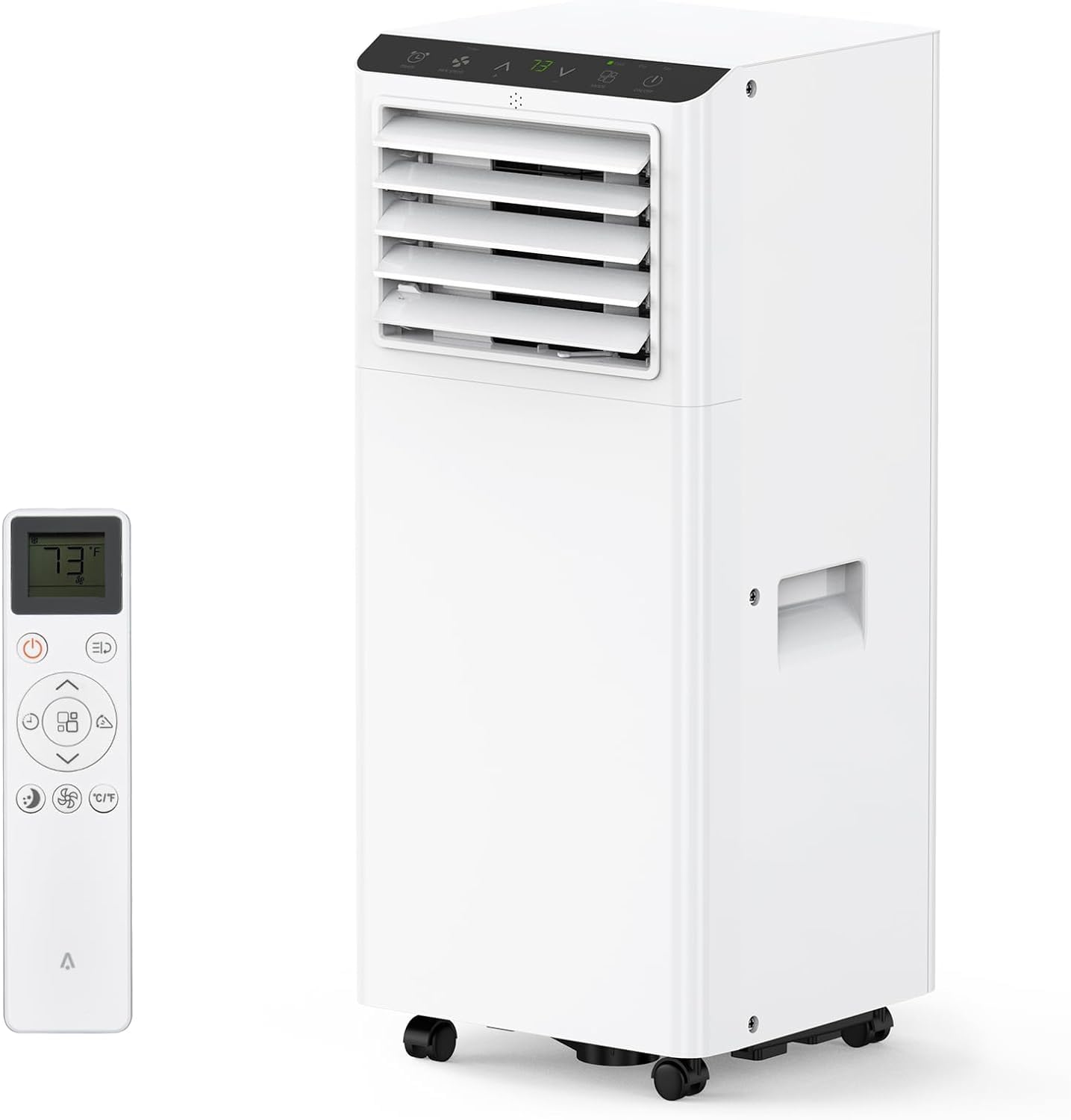 8000 BTUs Portable Air Conditioner with Cooling Dehumidifier Fan 3-IN-1 Room AC 24H Timer 2 Fan Speeds Sleep
