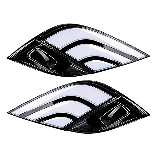 amopacorp Left and Right LED DRL Daytime Running Light with Turn Signal Indicator Lamp Kit Compatible with 2018 Toyota Camry SE XSE