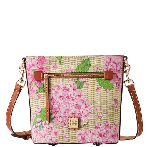 Dooney & Bourke Hydrangea Basketweave Small Zip Crossbody
