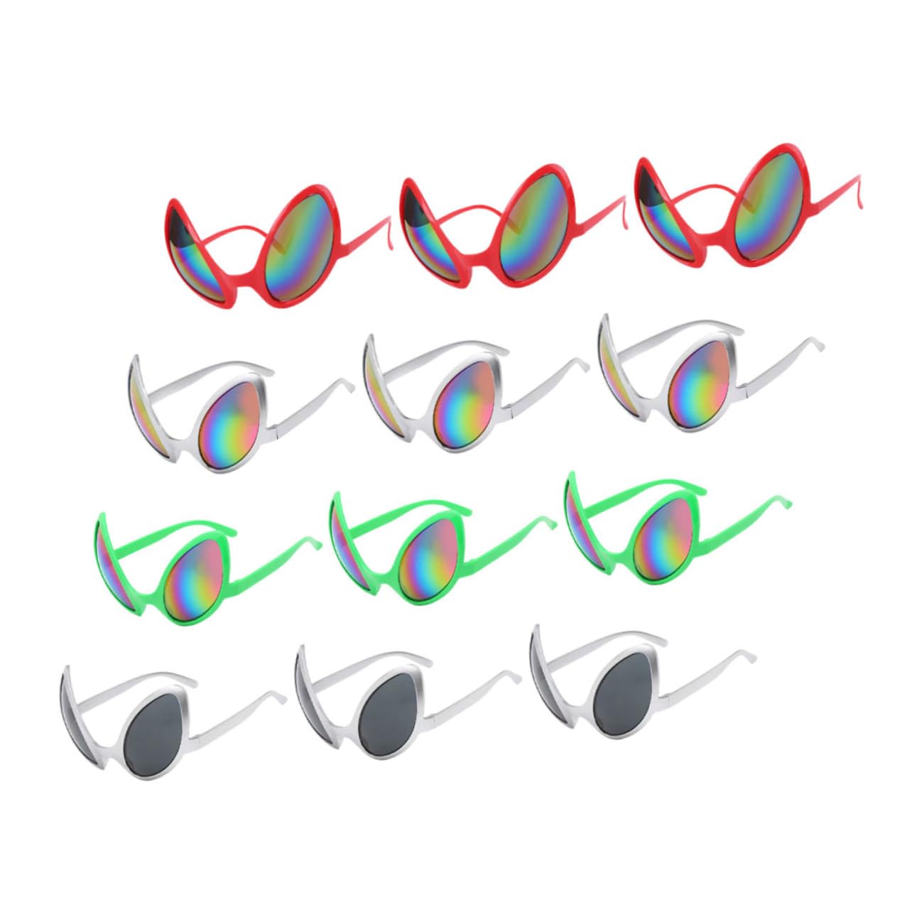 Gafas Divertidas para Adultos 12 Unidades Plástico, Accesorio de Sol