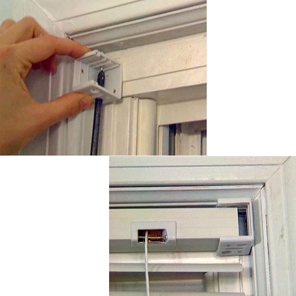 1 inch Blind Brackets,Box Mounting Bracket for Window Blinds, Window Blinds Headrail Bracket