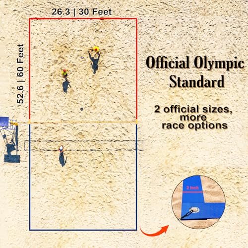 YNSZAS Professional Beach Volleyball Court Lines Set - Image 2