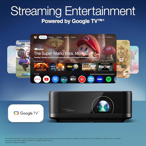 Portable Smart Projector 4K Support