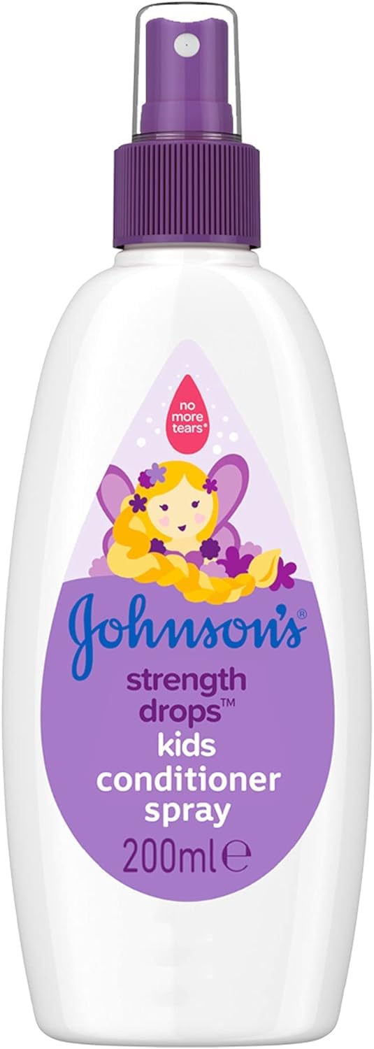Johnson's Johnsons Baby Strength Drops Spray Conditioner for Babies Hypoallergenic No More Tears Formula Gentle Hair Conditioner Spray for Sensitive Scalp Paraben Sulfate Alcohol Soap Free Pediatrician and Dermatologist Tested 200ml-image-19