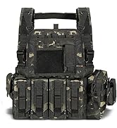 vAv YAKEDA Tactical Vest Military Chest Rig Airsoft Swat Vest for Men