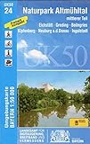 wetter beilngries wolfsbuch  UK50-24 Naturpark Altmühltal mittlerer Teil: Eichstätt, Greding, Beilngries, Kipfenberg, Neuburg a.d.Donau, Ingolstadt, Heideck, Berching, Dietfurt ... Karte Freizeitkarte Wanderkarte)