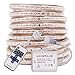XUNATA 25m Striscia LED Dimmerabile con Telecomando a 11 Tasti, 220V illuminazione Strisce LED Impermeabile IP67 LED Strip Light White- Luce Bianco