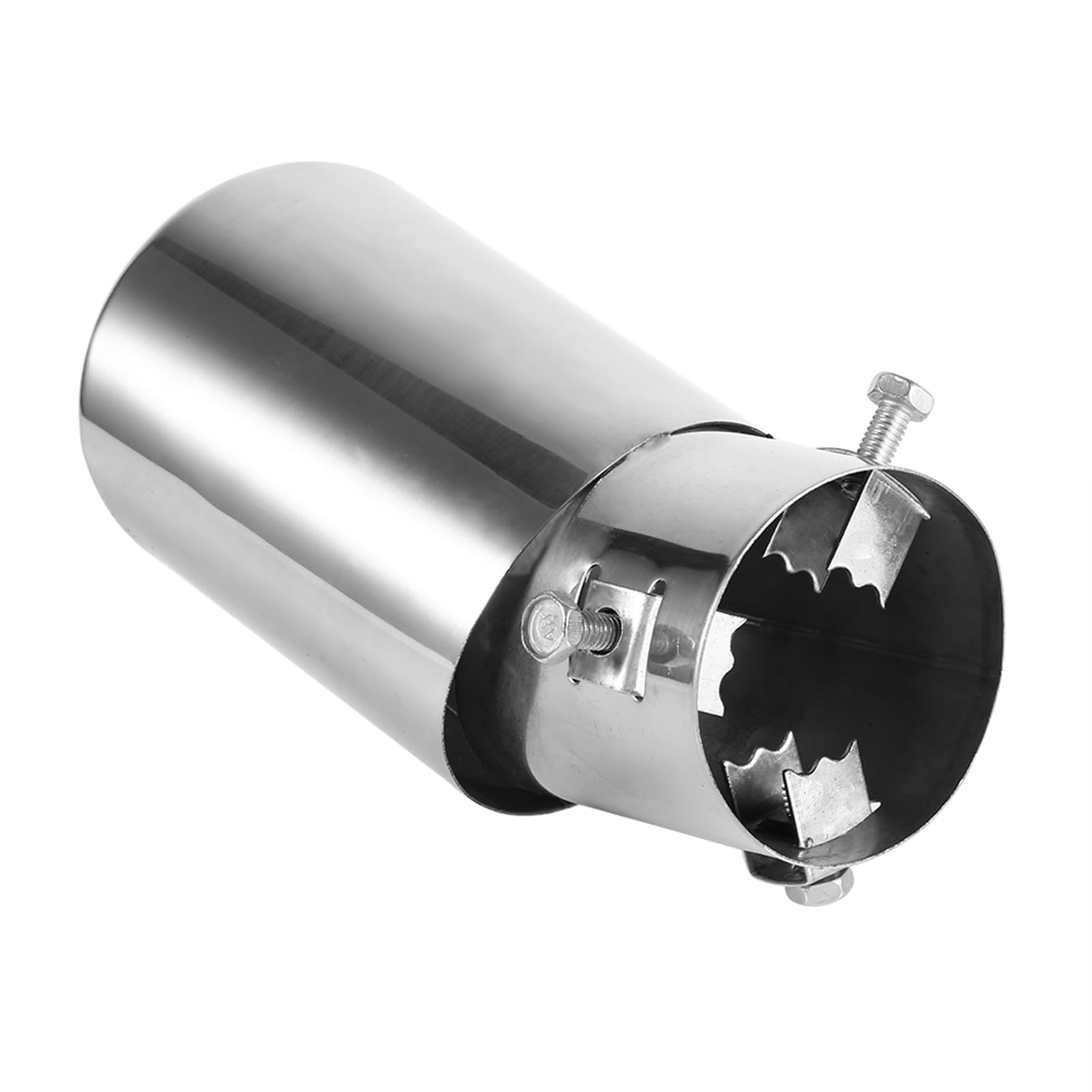 Rura wydechowa Tłumik rury wydechowej Tył ze stali nierdzewnej Odpowiedni do samochodów z zakrzywioną rurą wydechową o średnicy 38 mm do 53 mm