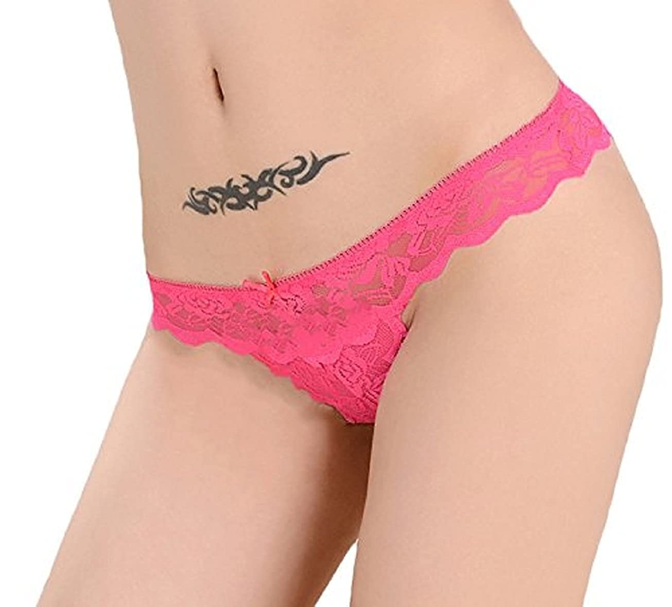 SKMODEL STYLISH Women Womens Sexy Briefs Lingerie Cute Low Rise Lace V Belt Trendy Lingerie Panties Breathable Thin Panty-picture-31