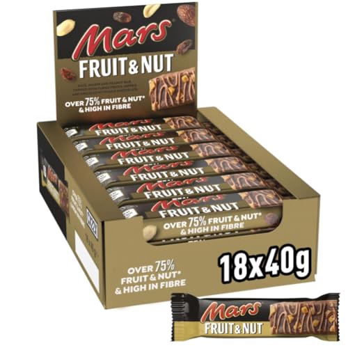 Mars Fruit and Nut Milk Chocolate Bars Bulk Sweets Multipack Snack 18x40g