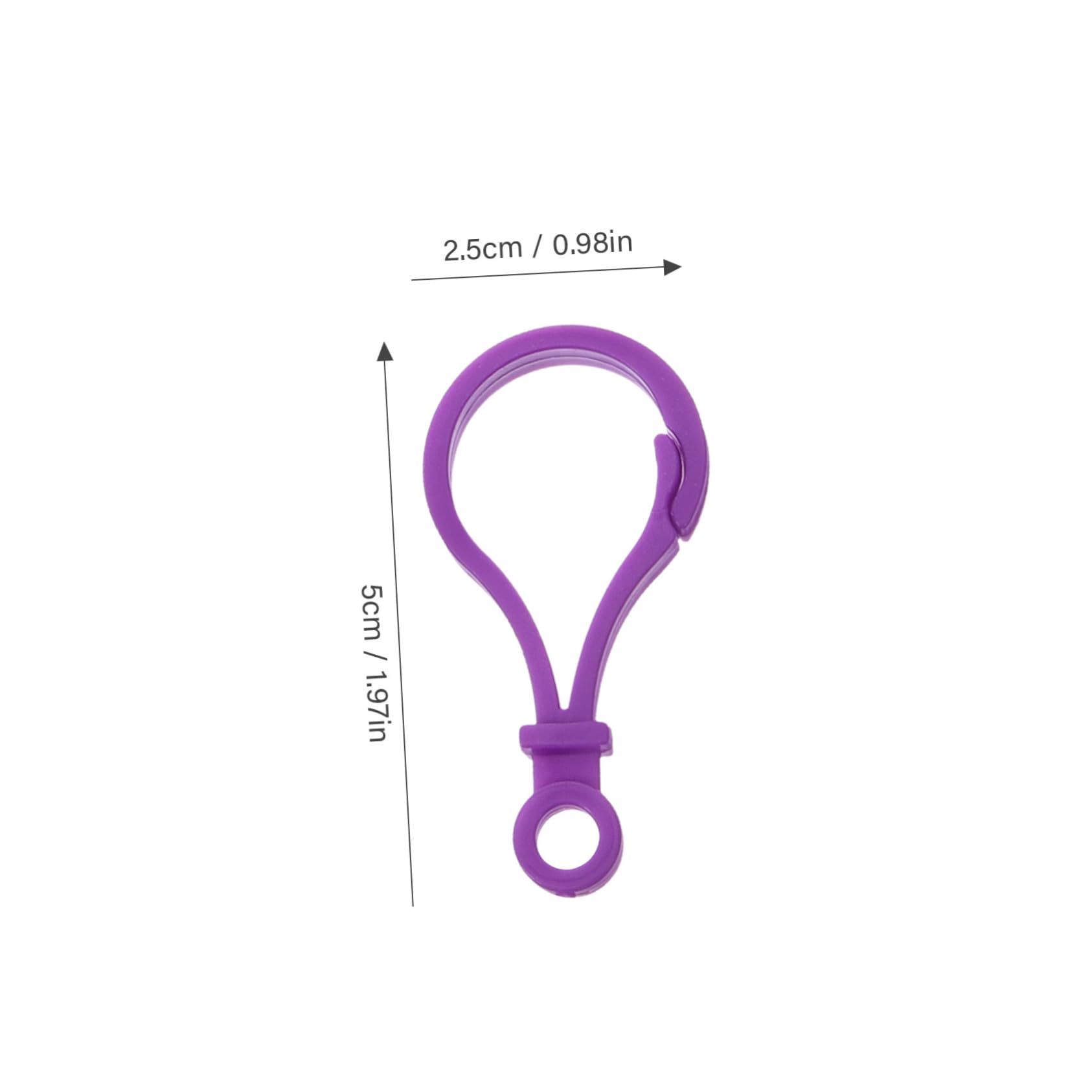 DOITOOL 5 Series Clips De Plástico Langosta Para Llaveros Y Accesorios Diy Perfectos Para Pulsera Y Collares 100 Piezas*5
