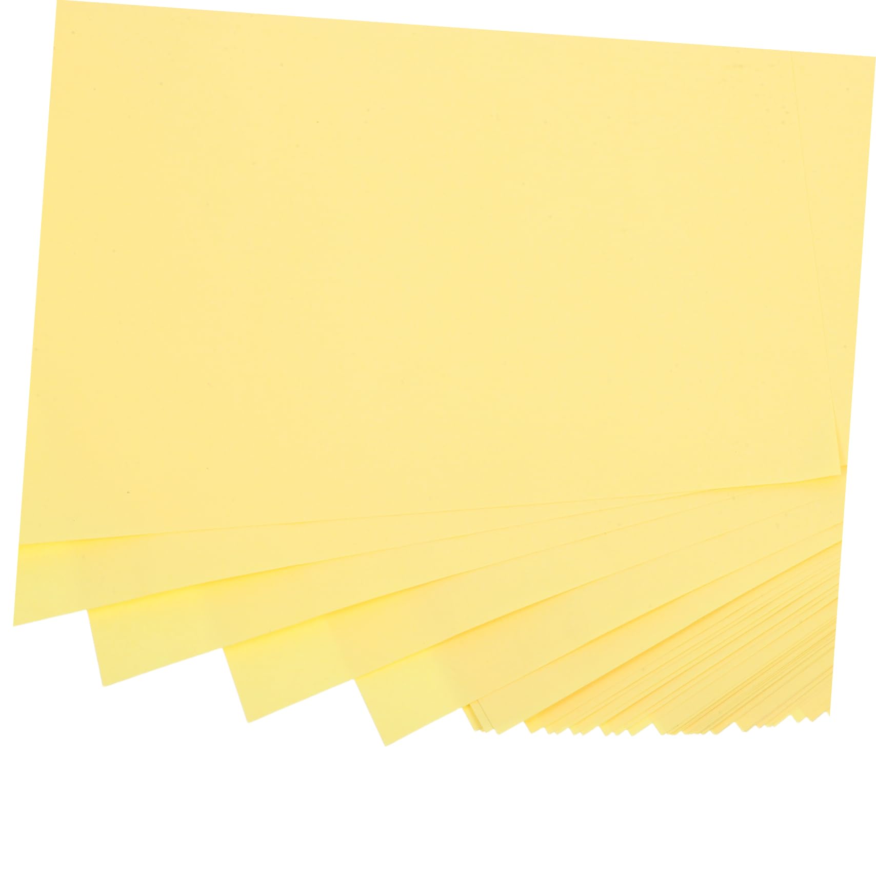 Artibetter 200pezzi Carta Per Fotocopie Gialla Multiuso Per Stampa Fronte-retro Carta Colorata Resistente Per Ufficio e Progetti Educativi