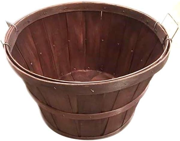 Texas Basket 120P-MHG Mahogany Stain 18" x 12" Bushel Basket