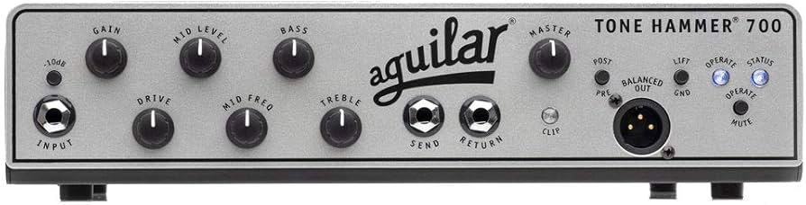 Amazon.co.jp: AGUILAR Tone Hammer 700 ベースアンプヘッド : 楽器