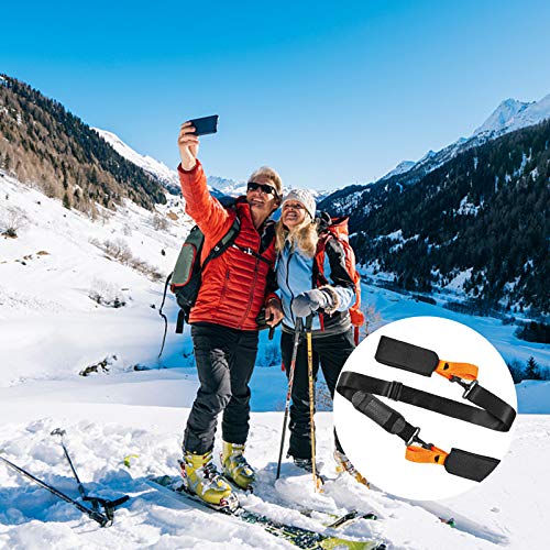 image for Broadsheet Ski Strap and Ski Boot Strap, Adjustable Cushioned Shoulder