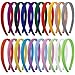 Produktbild Satin Stirnbänder Harte Stirnbänder Rutschfeste Haarbänder 15mm Breite DIY Haarschmuck für Damen Mädchen Mehrfarbig 20 Stück