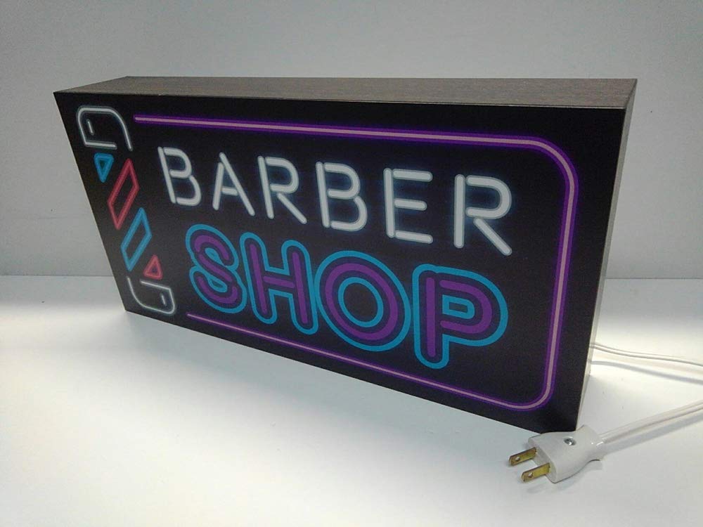 ネオンサイン Barber Shop Open オープン 美容院 室内装飾 ネオンサイン Barber Shop Open オープン 美容院 室内装飾