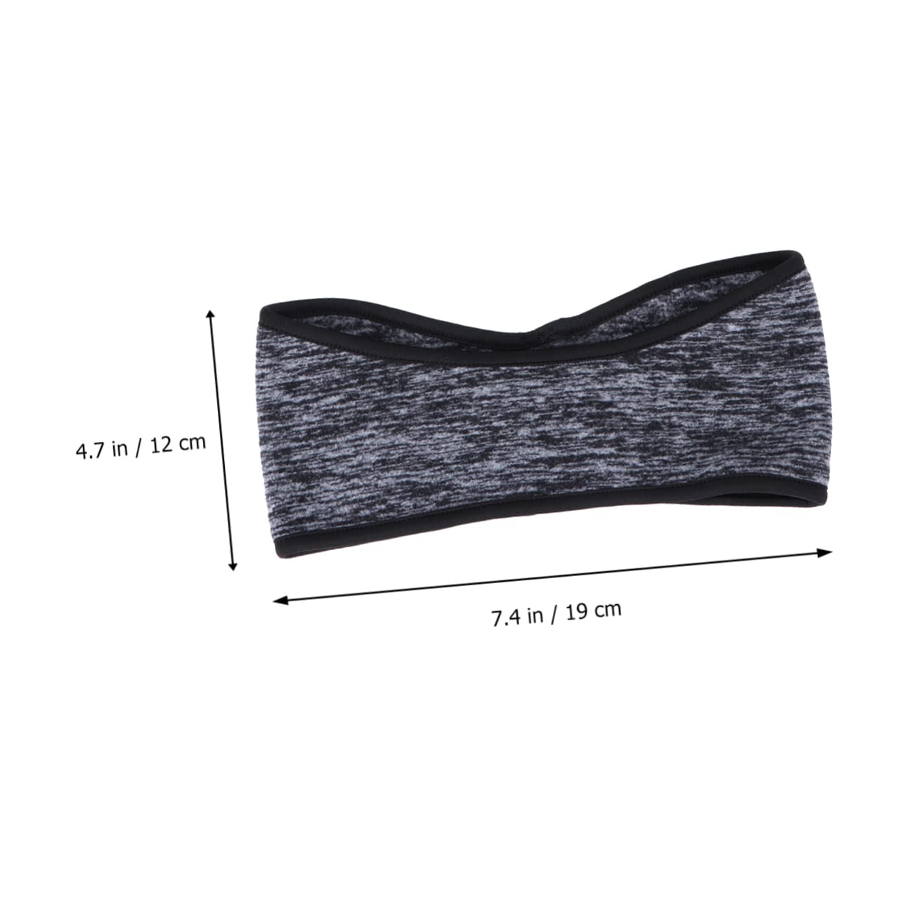 LIFKOME 9pièces Bandeau Polaire Cache-Oreilles Absorbant La Transpiration Bandeau Antidérapant pour Running Yoga Bleu Et Pours Activités Extérieures