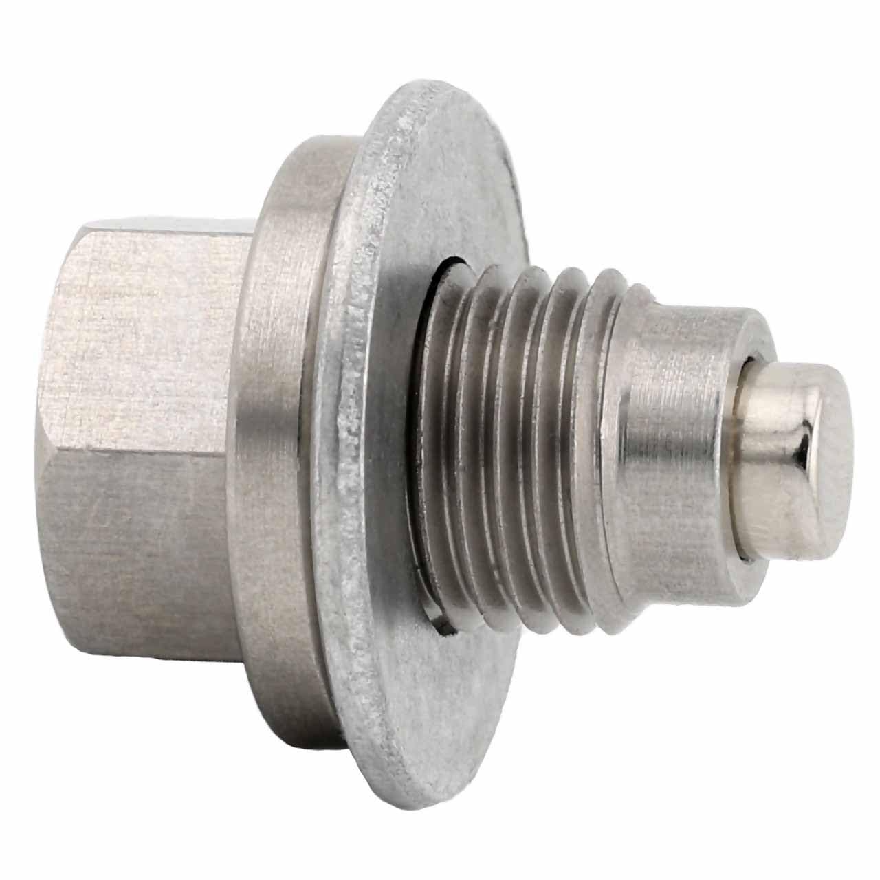 M12x1.25 Magnetic Oil Drain Plug For Toyota - Stainless Steel With Neodymium Magnet
