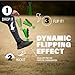 Kickit | The Original Birdie Soccer PRO Trainer | Play Outdoors, Indoors or Backyard, Beach or Tailgate, All Ages Fun & Travel Friendly (Black/Green)