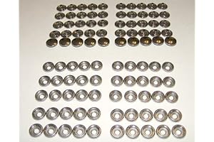 50-Pack Stainless Snap Fastener's - Cap and Socket