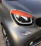  Scheinwerferblenden Böser Blick orange smart ABE