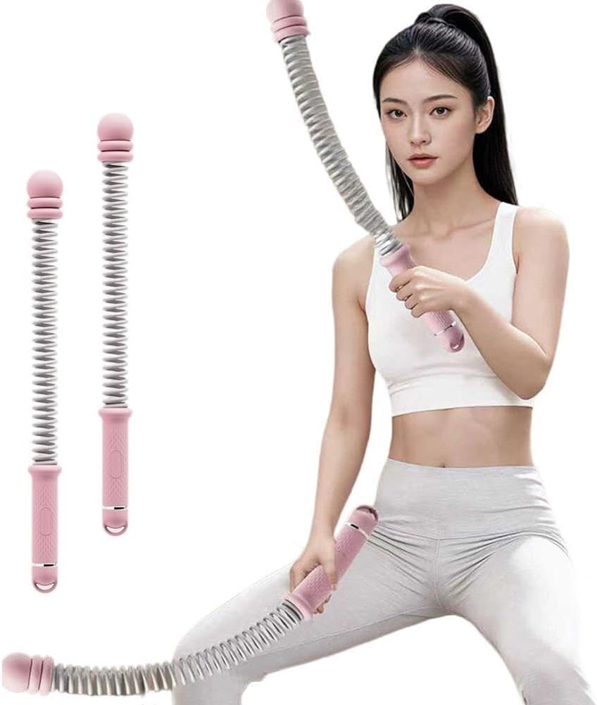 Ropeless Battle Ropes with Adjustable Weights, 2Pcs Cordless Training Rope, Heavy Duty Arm Exerciser for Strength Training, Portable Battle Rope for Advanced Workouts F0G1R-202(Pink)
