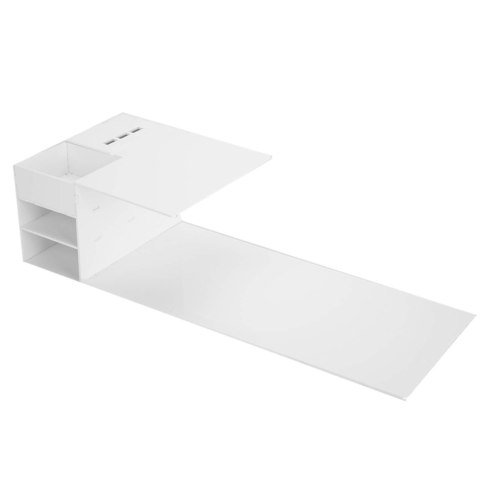 Ejoyous False Eyelash Pillow Stand, 3mm Thickness Acrylic Pillow Shelf Compact Durable Professional 1Pcs with Tweezers Rack for Salon Barber