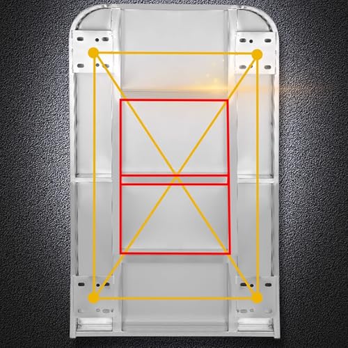 Carretilla plegable plataforma 100x60x90cm acero inoxidable miniatura 4