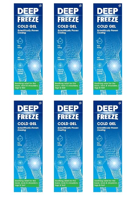 MM Deep Freeze Cold Gel 100g - Pack of 6
