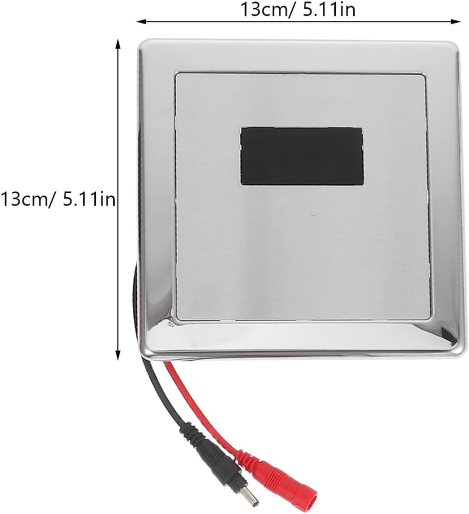 DOITOOL Automatic Sensor Urinal Flush Valve Set with Solenoid Valve Panel Accessories Intelligent Flush Mechanism for Toilets and Public Bathrooms Efficient Water-saving Auto Flusher Kit