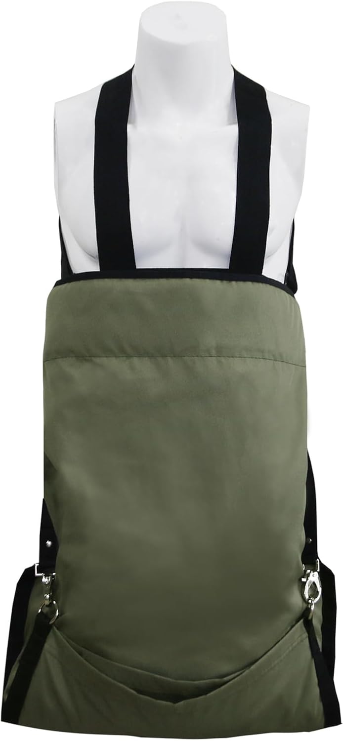 Garden Aprons with Pockets, Adjustable 600D Oxford, Large Fruit Picking Bag for Men and Women - Durable Harvest Pack, Versatile Outdoor Gardening Outfit for Vegetable and Berry