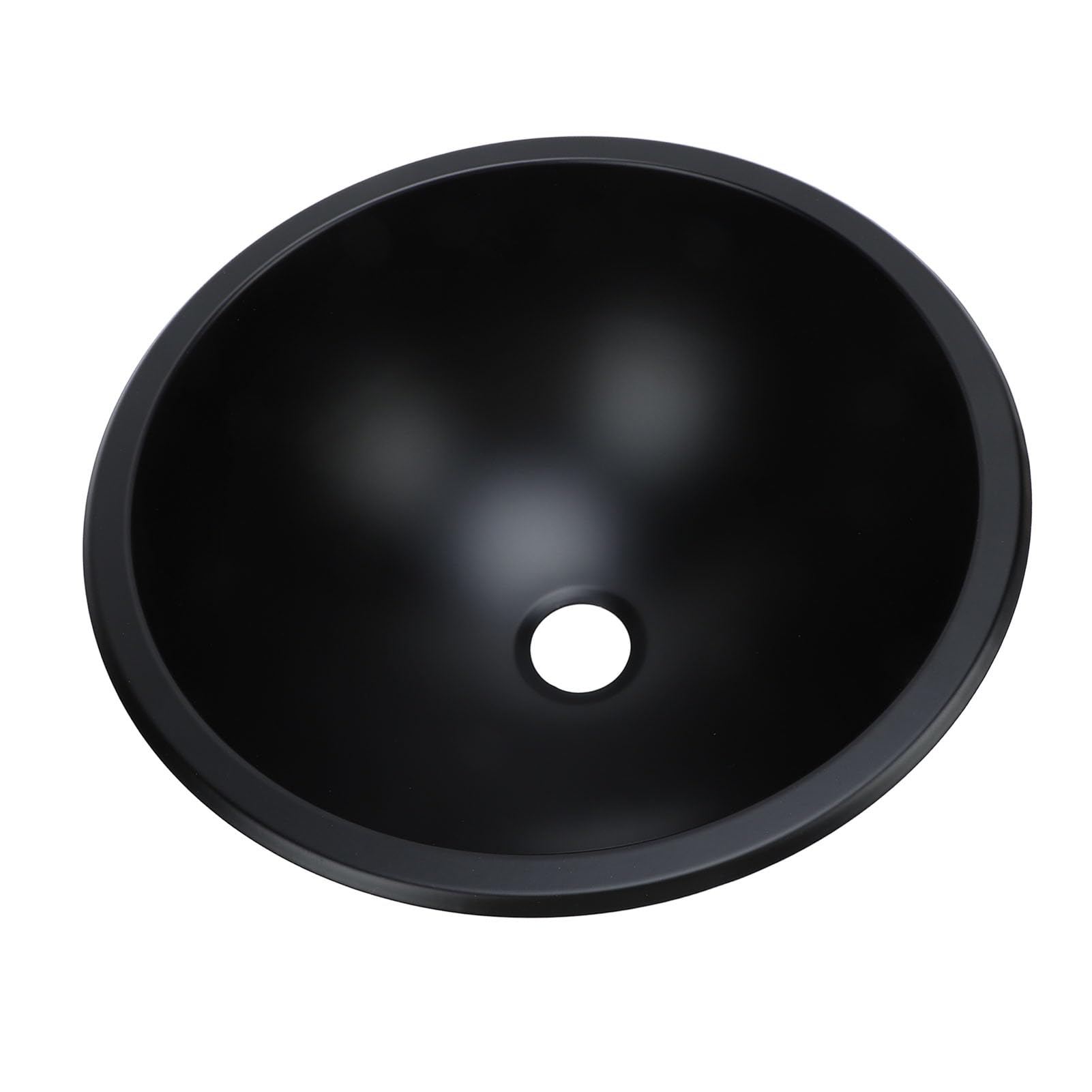Gran capacidad 304 Fregadero redondo de acero inoxidable 40 mm – Puerto de drenaje para barco caravana RV, arañazos y calor con fácil limpieza, ideal para diferentes escenarios