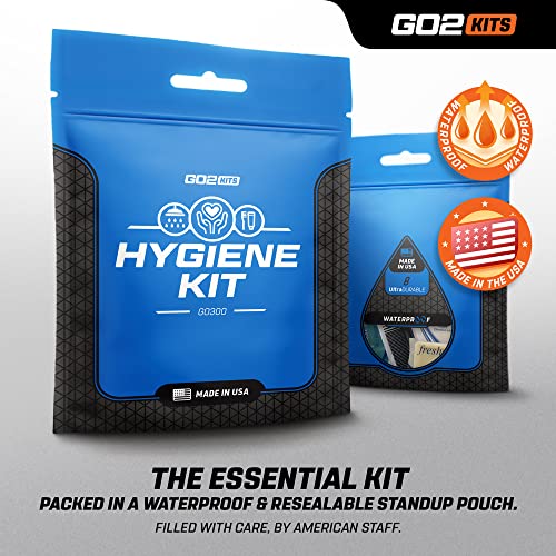 Go2Kits Hygiene Toiletry Kits For Travel, Business, Charity Made In Usa (1 Pack) #TOP1