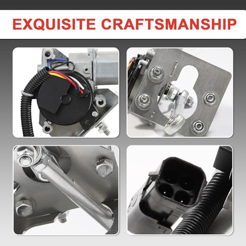Image of Electric Headlight Motor Conversion Kit - 2PCS Front Left & Right Compatible with Chevrolet Corvette C3 (1968-1982) Headlight Motor -Replaces OE#914015