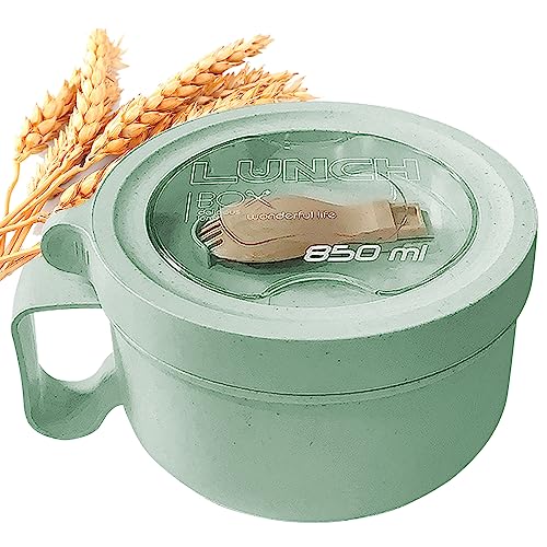 MUUBOOX 28.7oz Microwave Soup Mugs with Lids,Microwavable Noodle Cooker for Dorm...