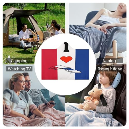 Couverture à capuche confortable Cuba pour vos soirées canapé et doudou - 8