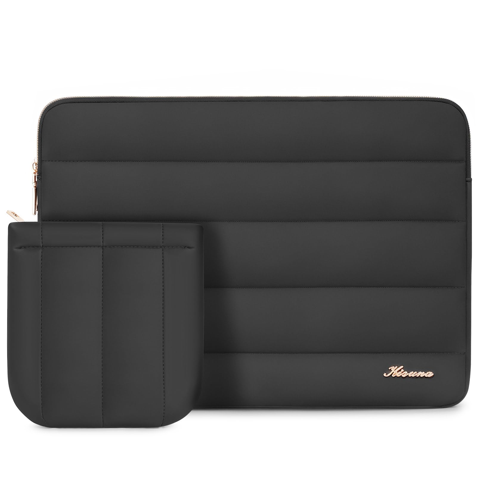 KIZUNA Puffy Laptop Sleeve 13 Inch Carrying Case for MacBook Air 13 M3 Pro 14 M1 M2/IdeaPad Flex 5 Gen 8 14