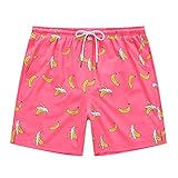 YuKaiChen Men's Swim Trunks Quick Dry Beach Swim Shorts Mesh Lining Board Shorts Swimwear Bathing Su